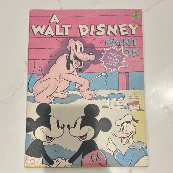 Disney Other - Vintage 1960s Walt Disney Paint Book